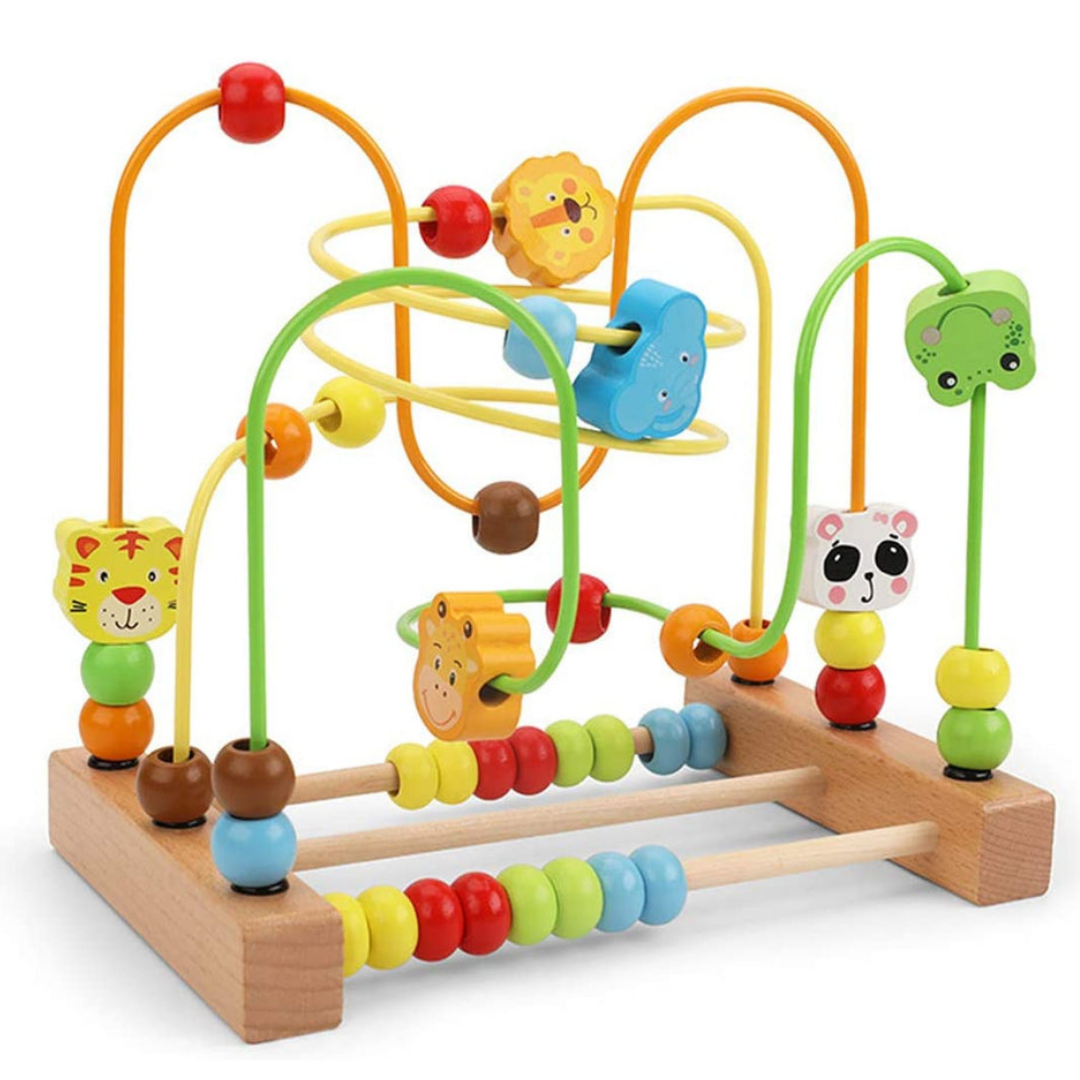 Wooden  Coaster  Maze - Montessori Toys